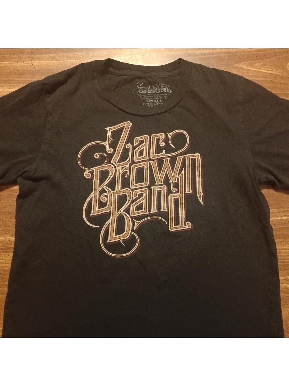 ZAC BROWN BAND 2017 CONCERT TEE - Small // Music Tour shirt country rock t-shirt